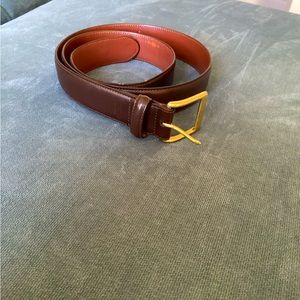Coach Brown Leather Belt